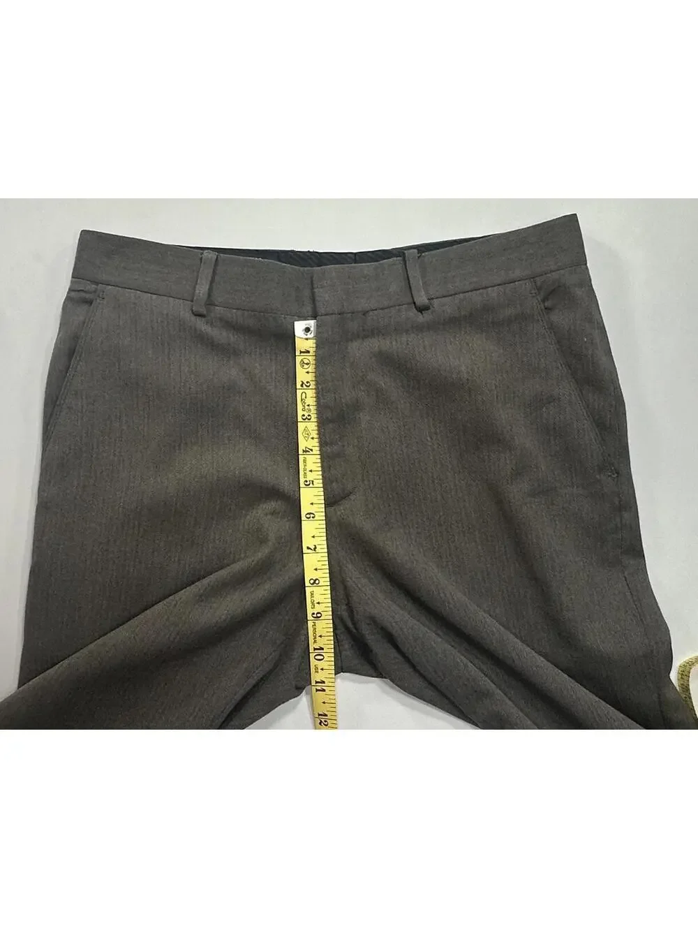 Banana Republic Tailored Flat Dress Pants Brown Mens 29/32